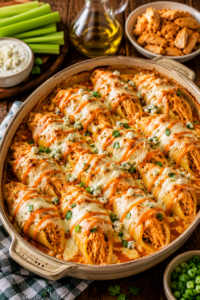 Buffalo Chicken Stuffed Shells
