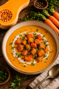 Butternut Squash and Carrot Soup