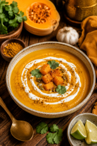Curried Butternut Squash Soup