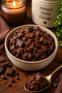Double Chocolate Cookie Dough for One