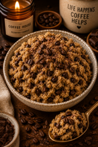Espresso Cookie Dough for One