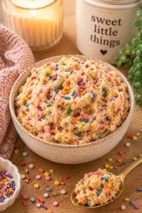 Funfetti Cookie Dough for One