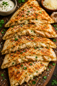 Garlic Parmesan Chicken Quesadilla