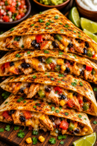 Loaded Chicken Quesadilla