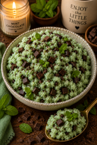 Mint Chocolate Cookie Dough for One