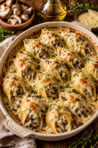 Mushroom Stuffed Shells