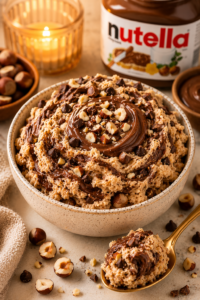 Nutella Cookie Dough for One