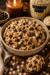 Oatmeal Chocolate Chip Cookie Dough for One