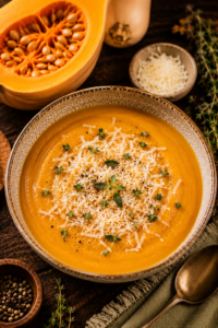 Parmesan Butternut Squash Soup