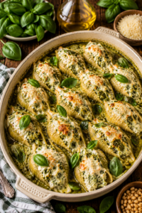 Pesto Stuffed Shells