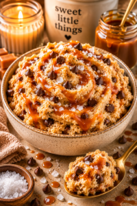 Salted Caramel Cookie Dough for One