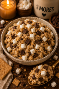 S'mores Cookie Dough for One