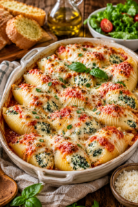 Spinach and Ricotta Stuffed Shells