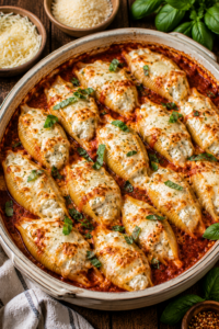 Three Cheese Marinara Stuffed Shells