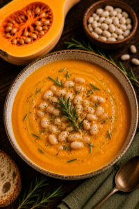 White Bean Butternut Squash Soup